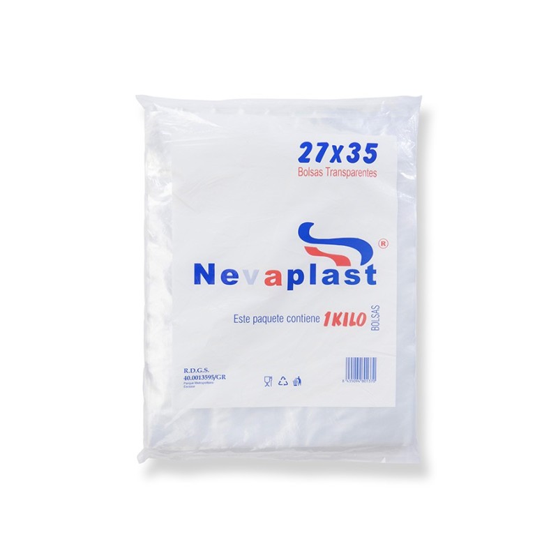 BOLSA 27 X 35 TRANSPARENTE 1 KG