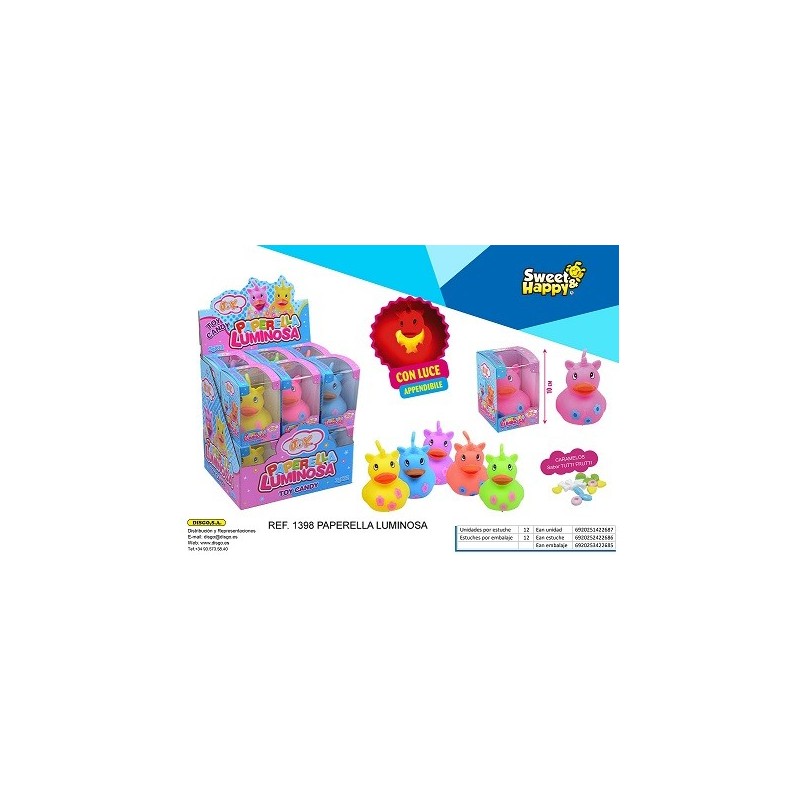 PAPERELLA LUMINOSA 12 UDS