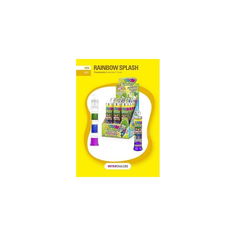 RAIMBOW SPLASH 3 EN 1 PVP 1,50€ 12 UDS