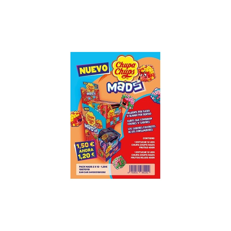 EXPOSITOR MADS 1,20 € 24 UDS