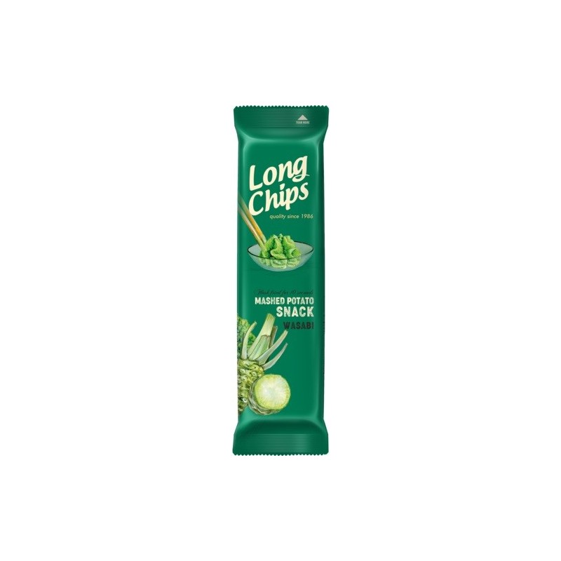 LONG CHIPS WASSABI 1,20 € 75 G