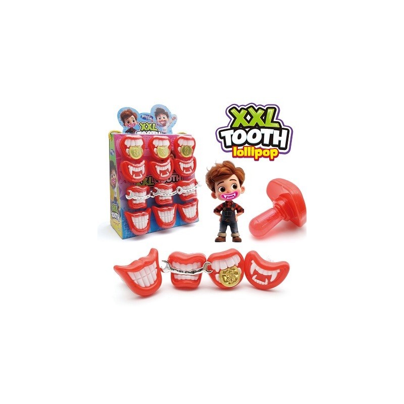 XXL TOOH LOLLIPOP - 12 U