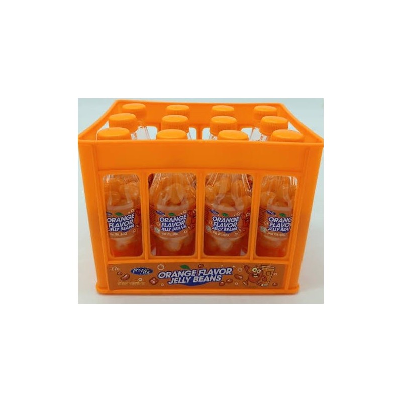 BOTELLA ORANGE FLAVOR JELLY BEANS PROFISA 1.00  - 12 U