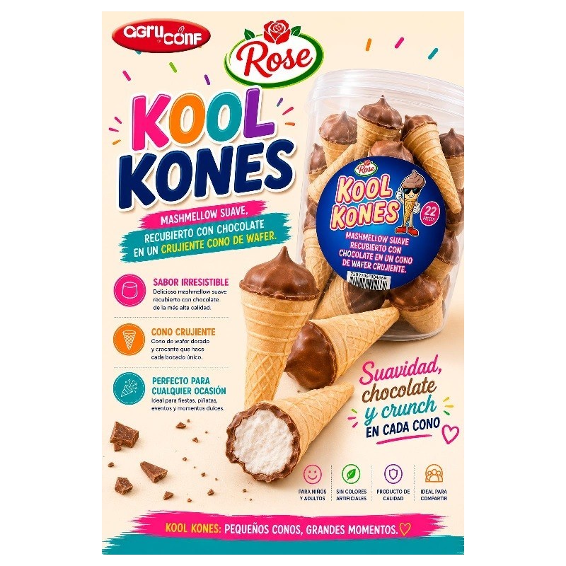 KOOL CONES CHOCO LECHE - 20 U