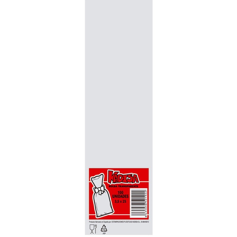 BOLSA CRISTAL 12X25 100 UDS KADISA