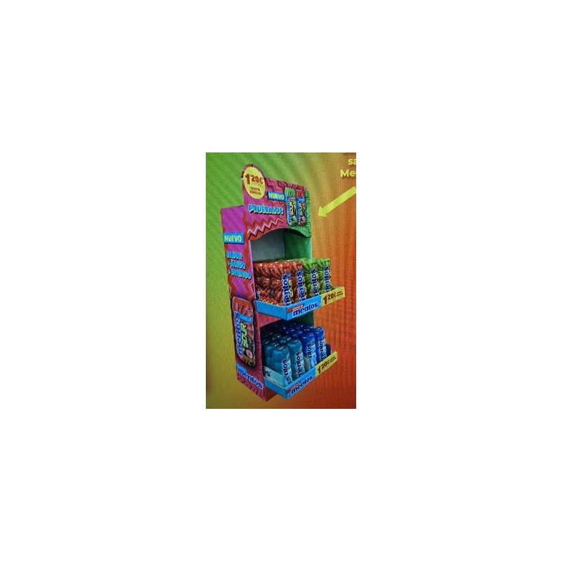 EXPOSITOR MENTOS GUM PACK 1.00 - 30 U