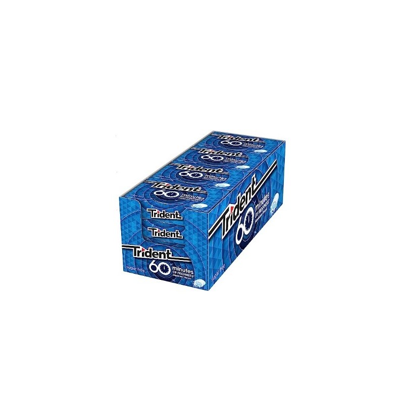 TRIDENT 60 MINUTOS MENTA (AZUL) 1,00 € - 16 uds