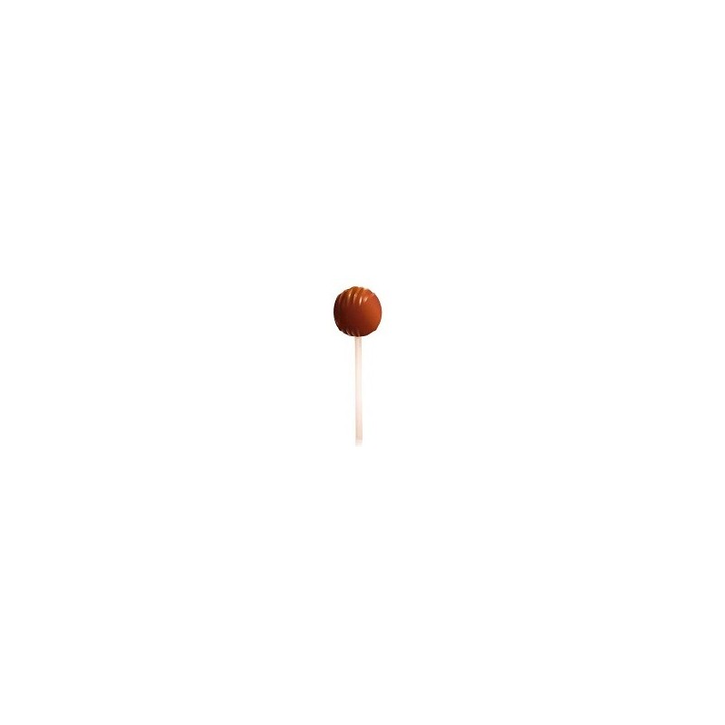 CHUPA CHOCOLATE RONDO RELLENO FRESA 0,10 - 140 uds.