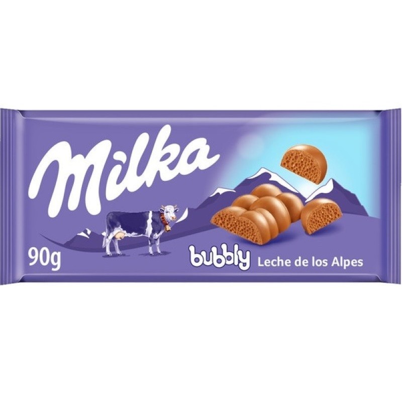TABLETA MILKA BUBBLY 90 GRS - 14 UDS (7622210476845)