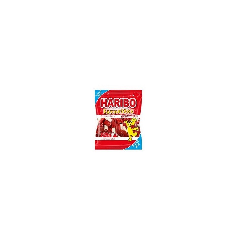 BOLSITA FAVORITOS RED&WHITE HARIBO 90 GR