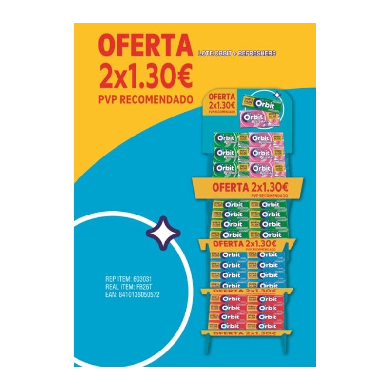 LOTE ORBIT 2 X 1.30€