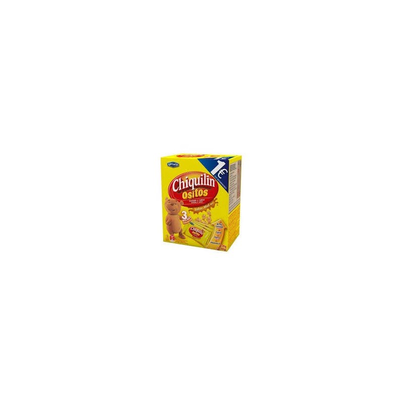CHIQUILIN OSITOS MIEL 120 GRS PVP 1.20 €