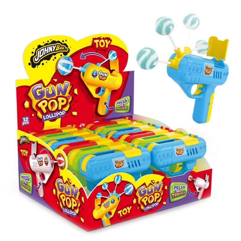 GUN POP LOLLIPOP - 12 U