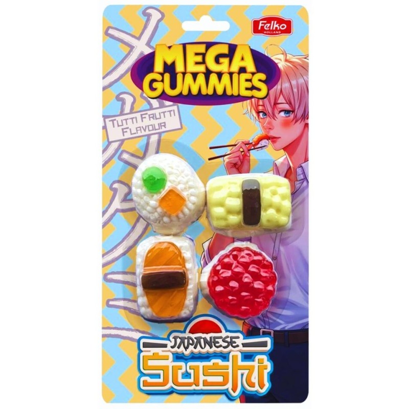 MEGA GUMMIES JAPONESE SUSHI PVP 4.00 €
