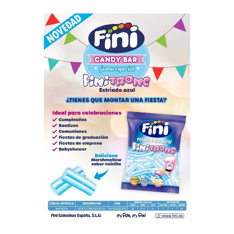 FINITRONC ESTRIADO AZUL 0.05 - 125 U