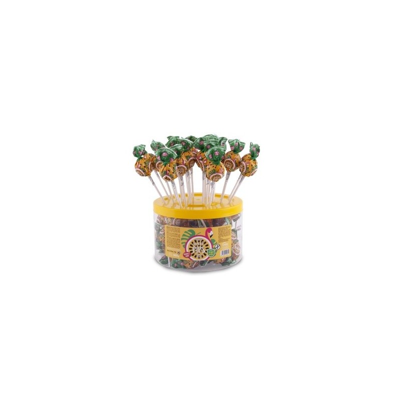MEGA CHUPA TROPICAL GUM CON PEPITAS CERDAN 0.45 - 20 U