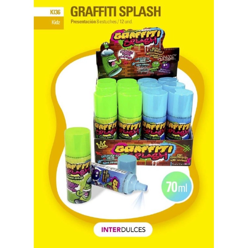 GRAFFITI SPLASH - 12 U