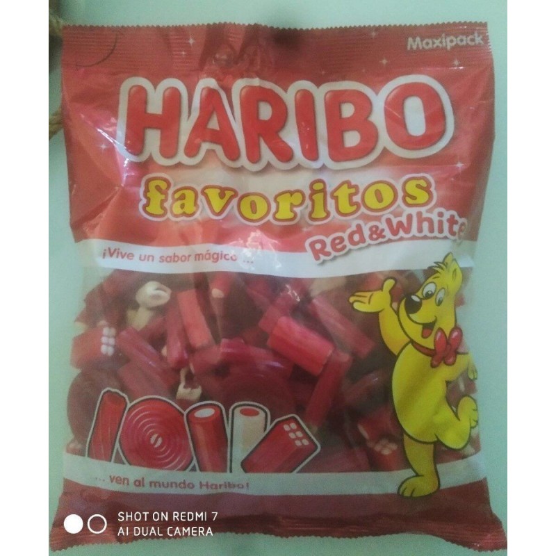 FAVORITOS RED WHITE HARIBO 0.05 - 1 KG