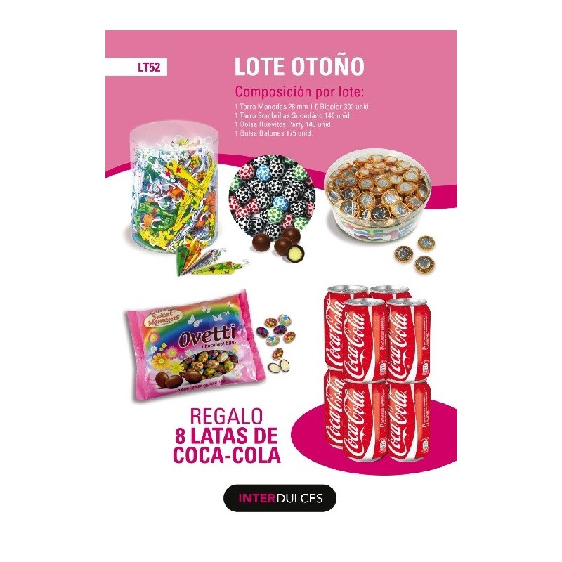 LOTE OTOÑO INTERDULCES + COCA COLA