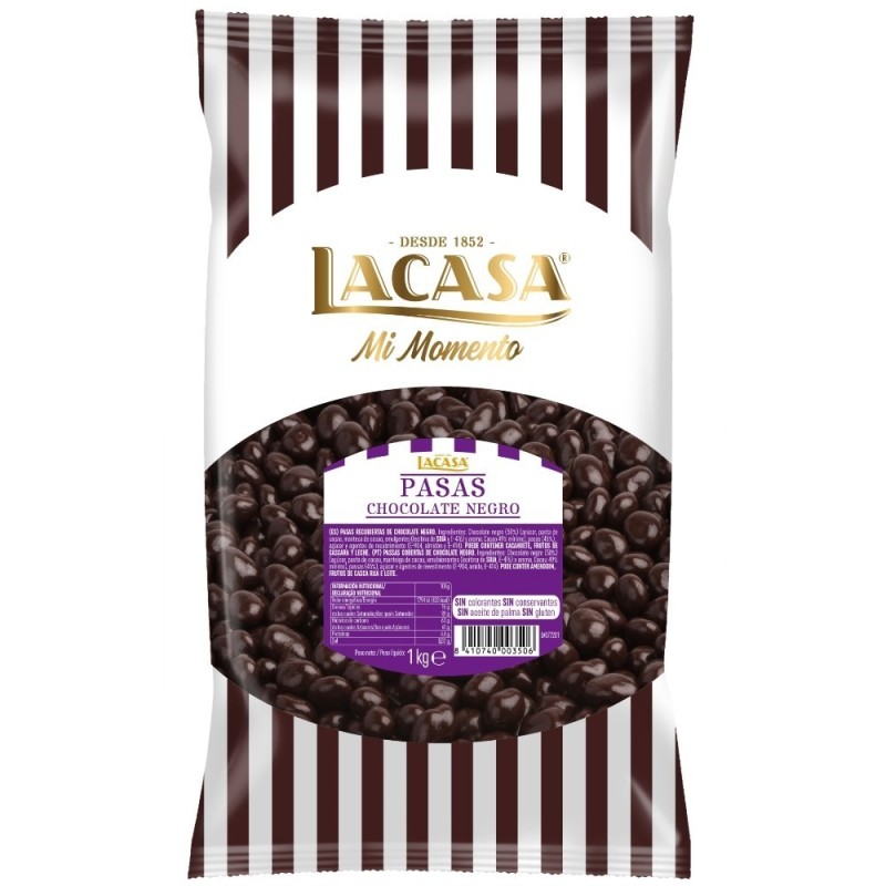 PASAS CON CHOCOLATE LACASA 1 KG