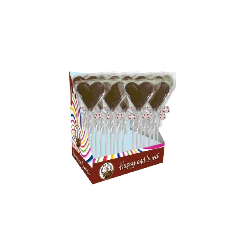 PIRULETA CHOCOLATE CORAZON DH.100 - 18 U