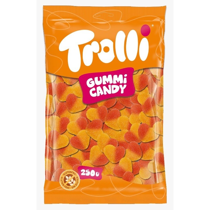 CORAZON MELOCOTON TROLLI 0.05 - 1 KG