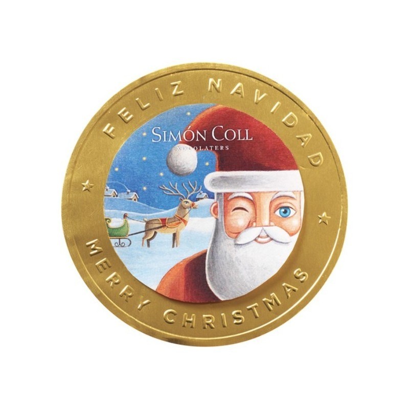 MEDALLON PAPA NOEL 100 MM 1.50 - 15 U