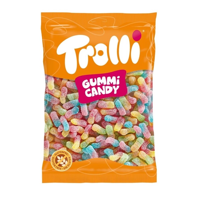 BOLSA MINI GUSANO TROLLI - 1 KG